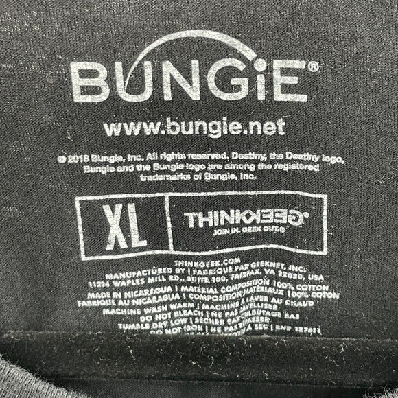 BUNGIE Destiny Classes Black Graphic T Shirt Size XL - Picture 3 of 3